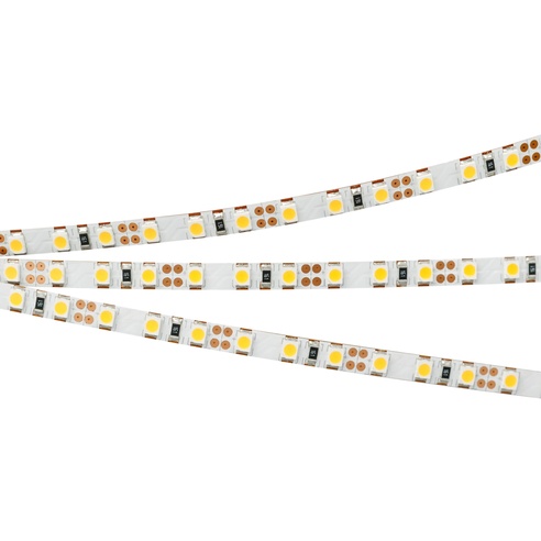 Лента светодиодная RT-A120-5mm 12V White6000 (9.6 W/m, IP20, 2835, 5m) (Arlight, 9.6 Вт/м, IP20)