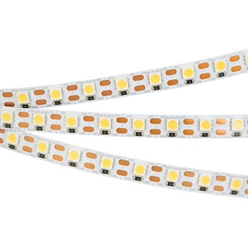 Лента светодиодная RT 2-5000 12V Cx1 Day4000 2x (5060, 360 LED, LUX) (Arlight, 15.6 Вт/м, IP20)