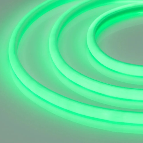Лента светодиодная RTW-5000PWT 24V Green 13mm (2835, 180 LED/m, High Temp) (Arlight, 14.4 Вт/м, IP68)