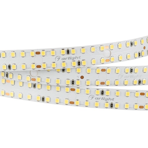 Лента светодиодная S2-2500 24V Warm 3000K 15mm (2835, 280 LED/m, LUX) (Arlight, 20 Вт/м, IP20)