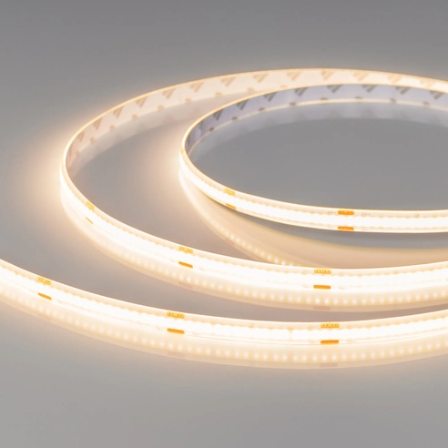 Лента герметичная COB-SE-X320-8mm 24V Warm2700 (8 W/m, IP65, 5m) (Arlight, -)