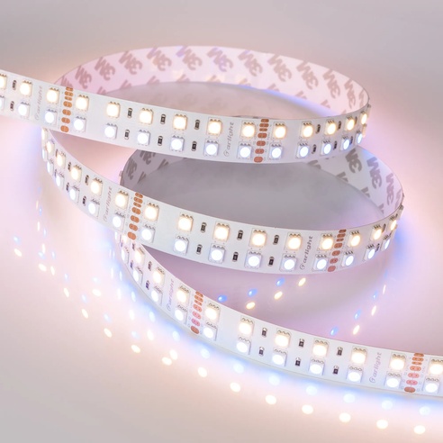 Лента светодиодная RT-B144-19mm 24V RGBW-Warm (32 W/m, IP20, 5m) (Arlight, Открытый)