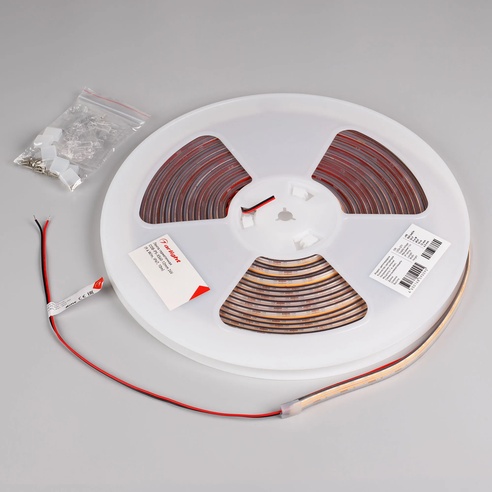 Лента светодиодная герметичная COB-PS-X560-12mm 24V Warm3000 (9.6 W/m, IP67, 10m) (Arlight, 5 лет)