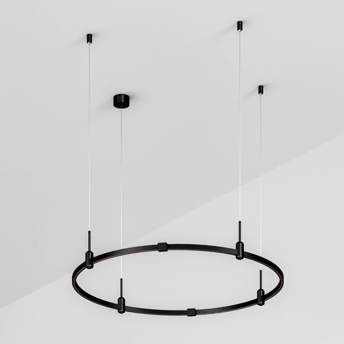 Трек ART-APRIORI-ROUND-HANG-R1000 (BK) (Arlight, IP20 Металл, 3 года)