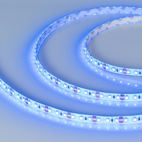 Лента светодиодная герметичная RTW-SE-A120-8mm 12V Blue (9.6 W/m, IP65, 5m) (Arlight, 9.6 Вт/м, IP65)