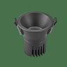 Светильник MS-FLOW-BUILT-R85-12W Warm3000 (BK, 55 deg, 230V) (Arlight, IP20 Металл, 5 лет)