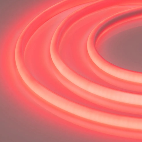 Лента светодиодная RTW-5000PWT-2835-180-24V Red (13mm, 14.4W/m, IP68, High temp) (Arlight, -)