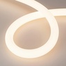 Лента светодиодная герметичная MOONLIGHT-SIDE-A336-D40mm 24V Warm3000 360deg (15 W/m, IP65, 2835, 5m, wire x1) (Arlight, Вывод боковой, 3 года)