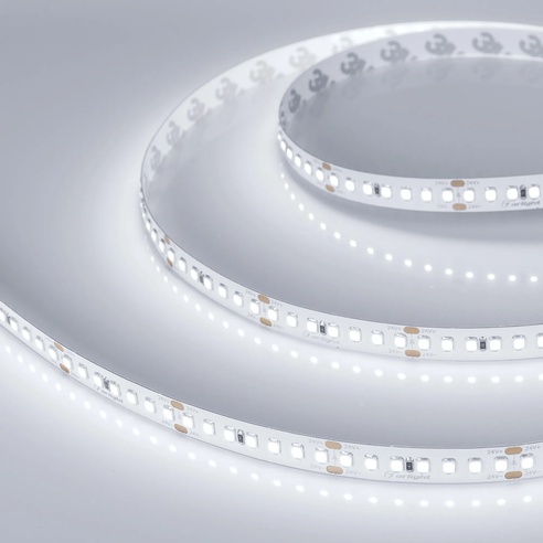 Лента светодиодная RT-A168-10mm 24V White6000 (17 W/m, IP20, 2835, 5m) (Arlight, Открытый)