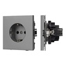 Механизм электрической розетки SCT-TENDO-MEU1-PL-GR (230V, 16A) (Arlight, -)