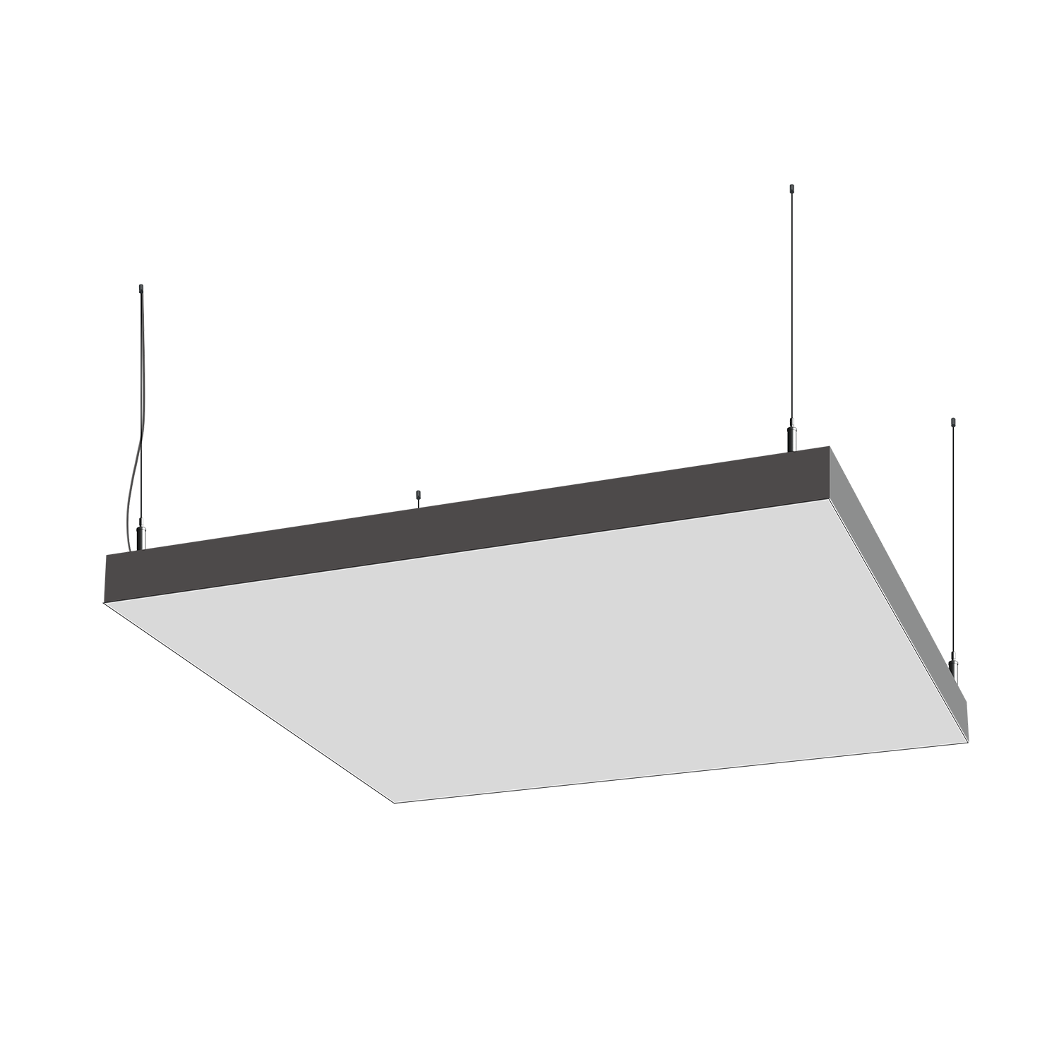 Cветодиодный фигурный светильник MS-BOX Квадрат 1000mm 145W 3000/4000/6000K - изображение товара