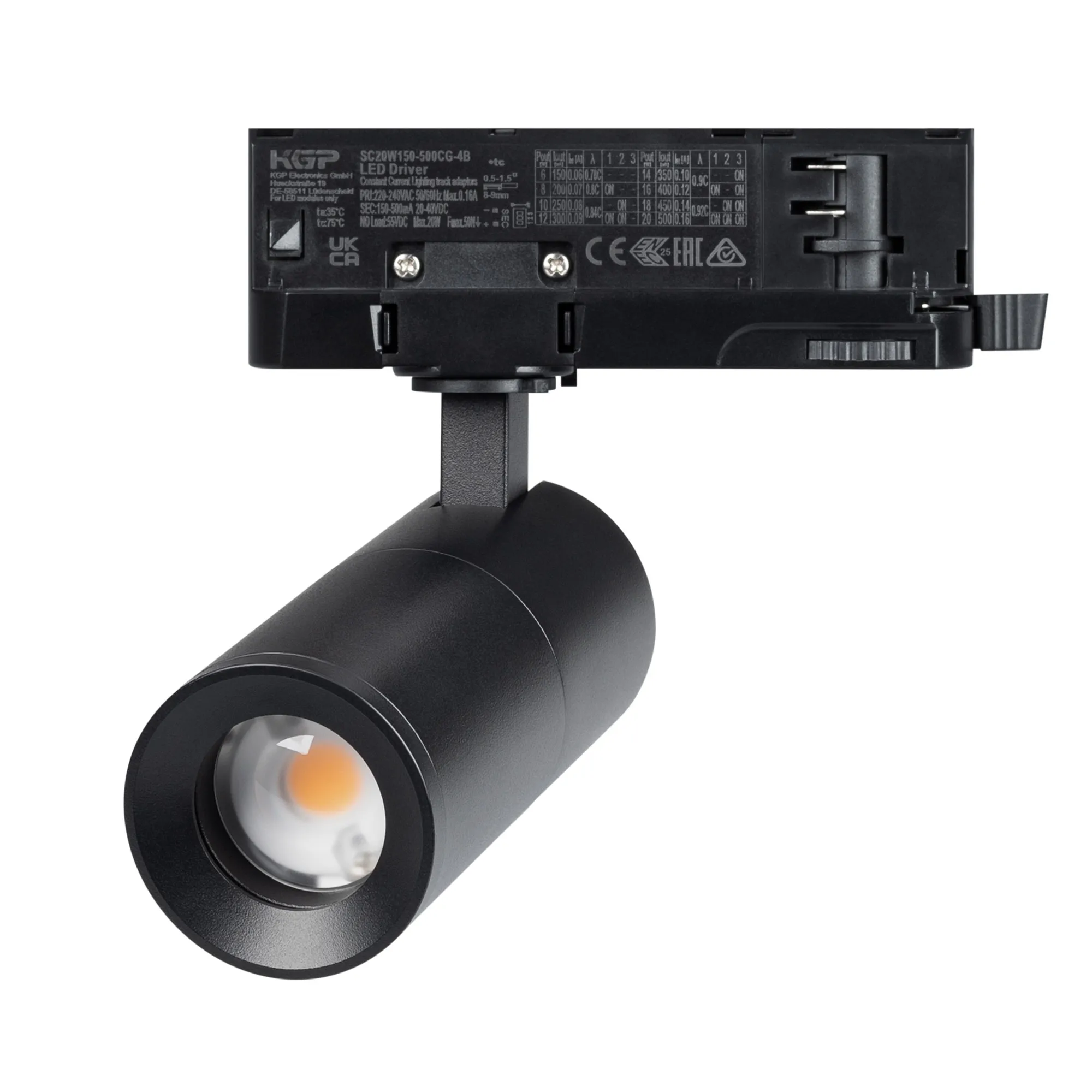 Светильник LGD-ARTEMIS-TRACK-4TR-R55-12W Warm2700 (BK, 8-80 deg, 230V) (Arlight, IP20 Металл, 5 лет) - изображение товара