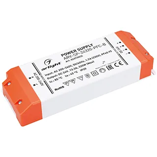 Блок питания ARV-SP-24320-PFC-B (24V, 13.3A, 320W) (Arlight, IP20 Пластик, 5 лет) - изображение товара