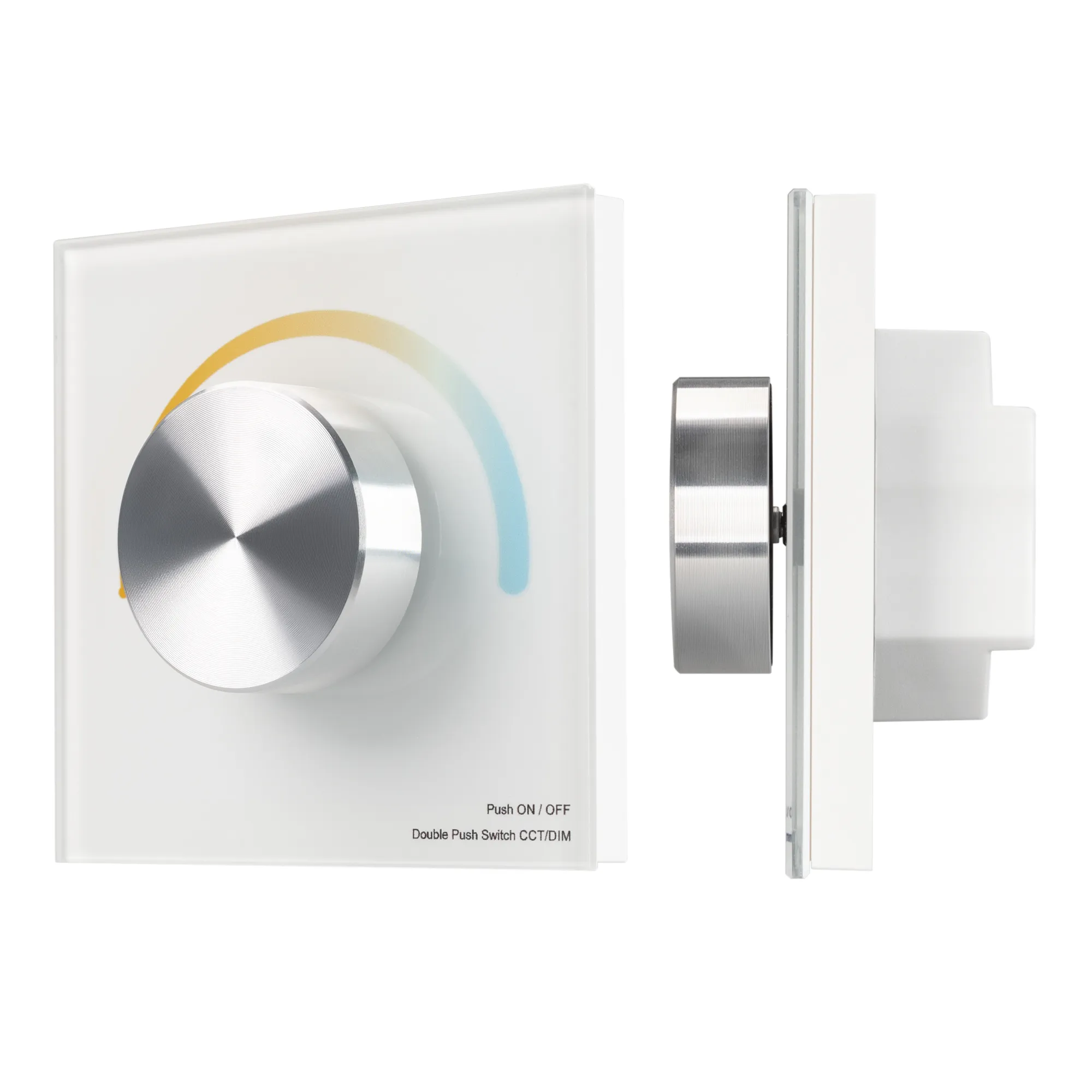 Панель SMART-P2-MIX-G-IN White (3V, Rotary, 2.4G) (Arlight, IP20 Пластик, 5 лет) - изображение товара