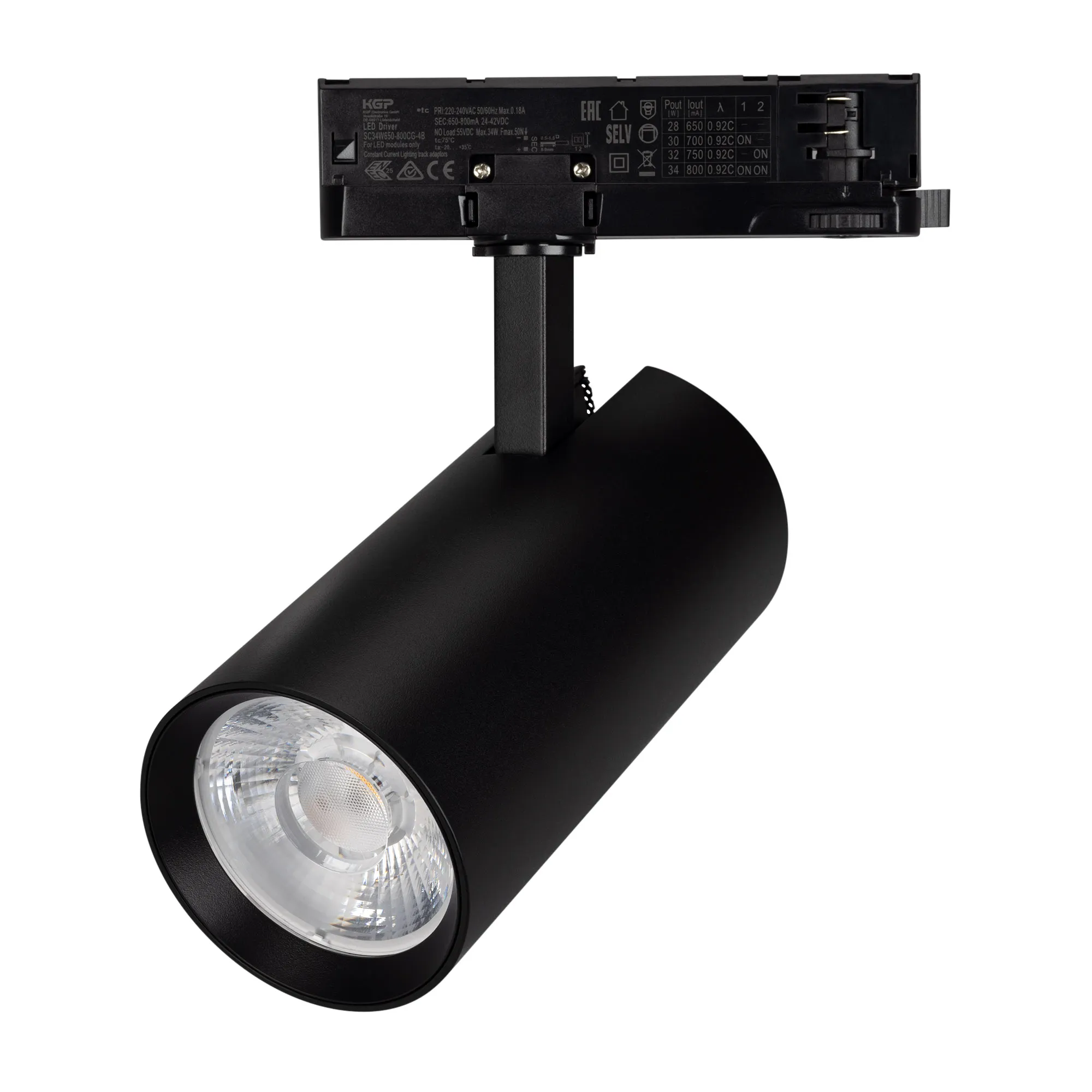 Светильник LGD-GERA-4TR-R90-30W Warm3000 (BK, 15 deg, 230V) (Arlight, IP20 Металл, 5 лет) - изображение товара