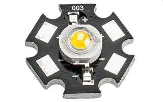 Мощный светодиод ES-STAR-1W Red (ANR, STAR type)
