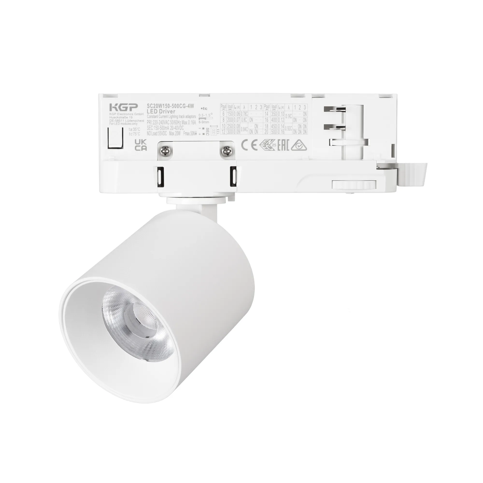Светильник LGD-DYKE-4TR-R60-8W Day4000 (WH, 38 deg, 230V, DALI) (Arlight, IP20 Металл, 5 лет)