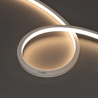 Лента герметичная MOONLIGHT-TOP-A140-13x12mm 24V Warm3000 (9.6 W/m, IP67, 2835, 0.5m) (Arlight, Образец)