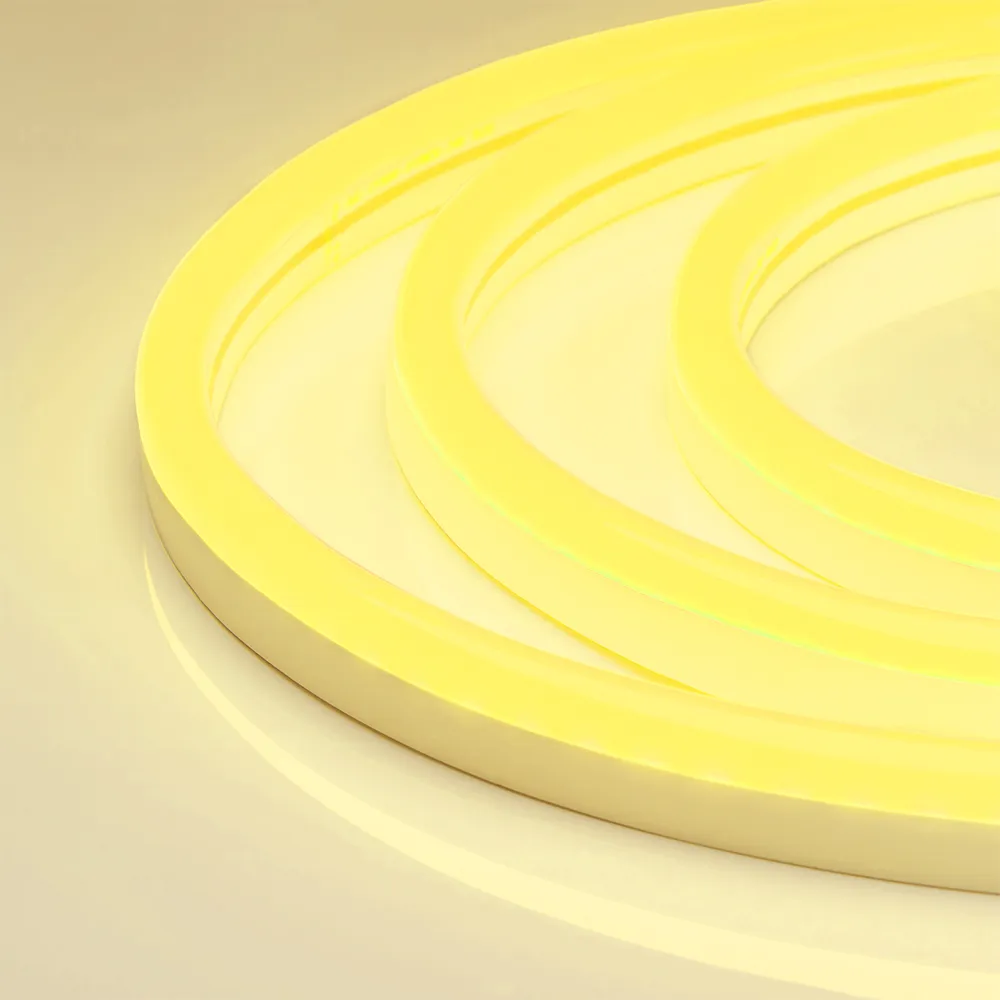 Гибкий неон ARL-NEON-2615YH-SIDE 230V Yellow (Arlight, 8 Вт/м, IP65)