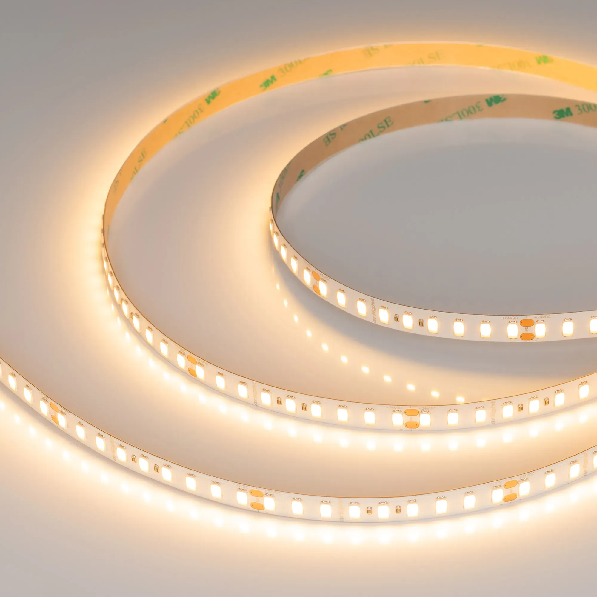 Лента светодиодная ULTRA-C126-10mm 24V Warm2700 (14.4 W/m, IP20, 5630, 5m) (Arlight, высок.эфф.200 лм/Вт) - изображение товара