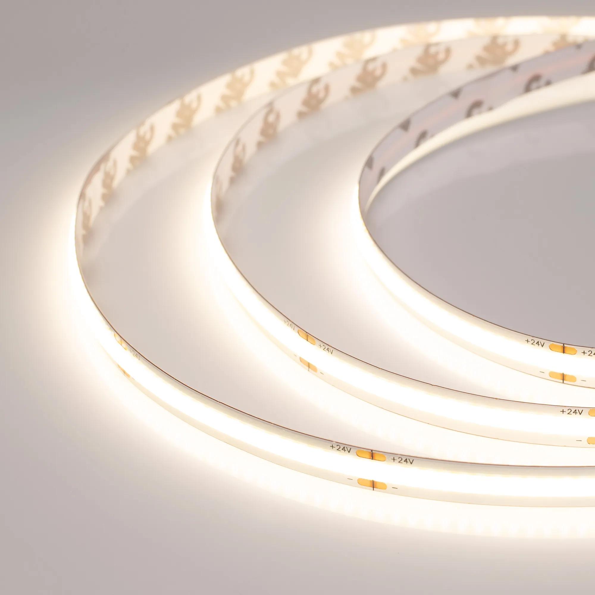 Лента светодиодная COB-X378-8mm 24V Warm3500 (11.5 W/m, IP20, CSP, 5m) (Arlight, -)
