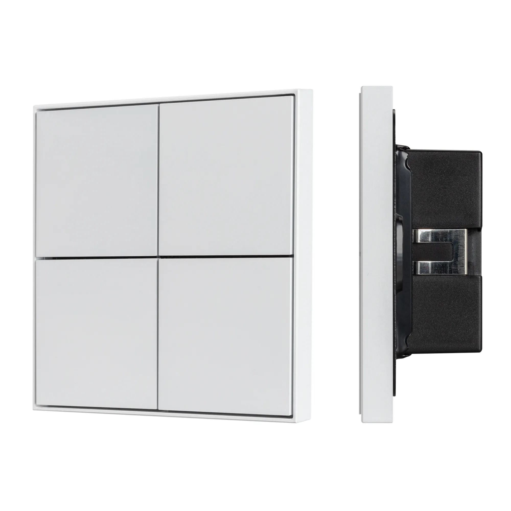INTELLIGENT ARLIGHT Кнопочная панель KNX-304-23-IN White (BUS, Frame) (IARL, IP20 Металл, 2 года) - изображение товара