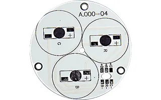 Плата D55-3E 1R-1G-1B Emitter (3x LED, 000-04) (Turlens, -)