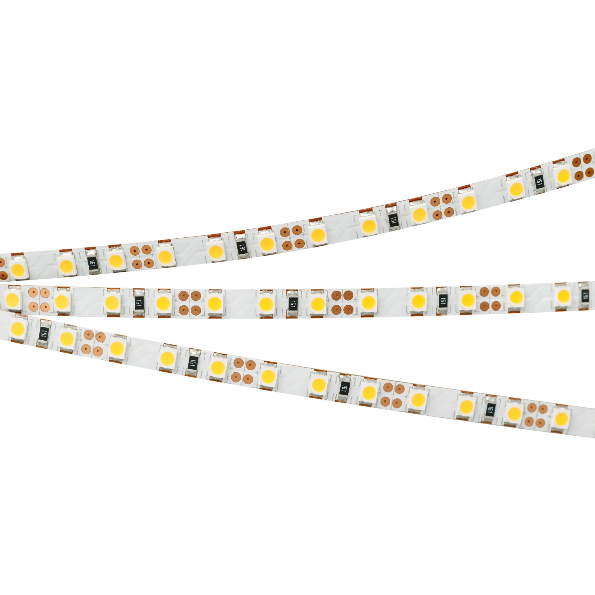 Лента светодиодная RT 2-5000 12V Warm2400 5mm 2x (3528, 600 LED, LUX) (Arlight, 9.6 Вт/м, IP20)