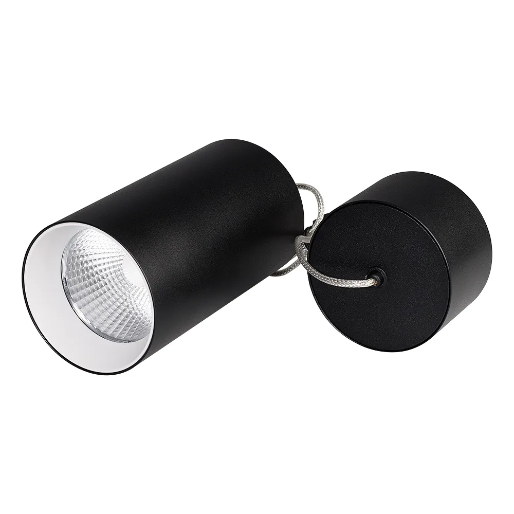 Светильник SP-POLO-HANG-R85-15W White5000 (BK-WH, 40 deg) (Arlight, IP20 Металл, 3 года)