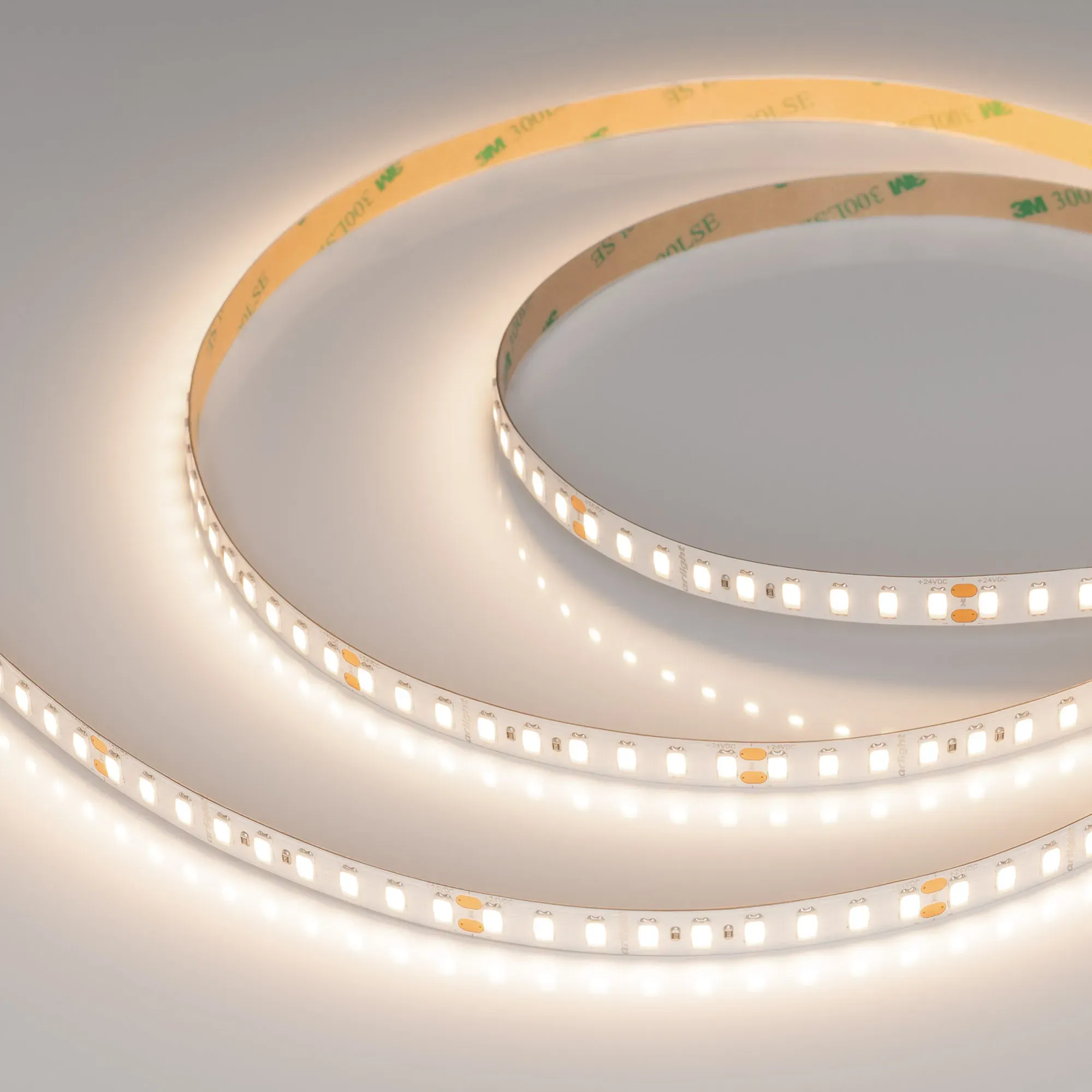 Лента светодиодная ULTRA-C126-10mm 24V Warm3500 (14.4 W/m, IP20, 5630, 5m) (Arlight, высок.эфф.200 лм/Вт) - изображение товара