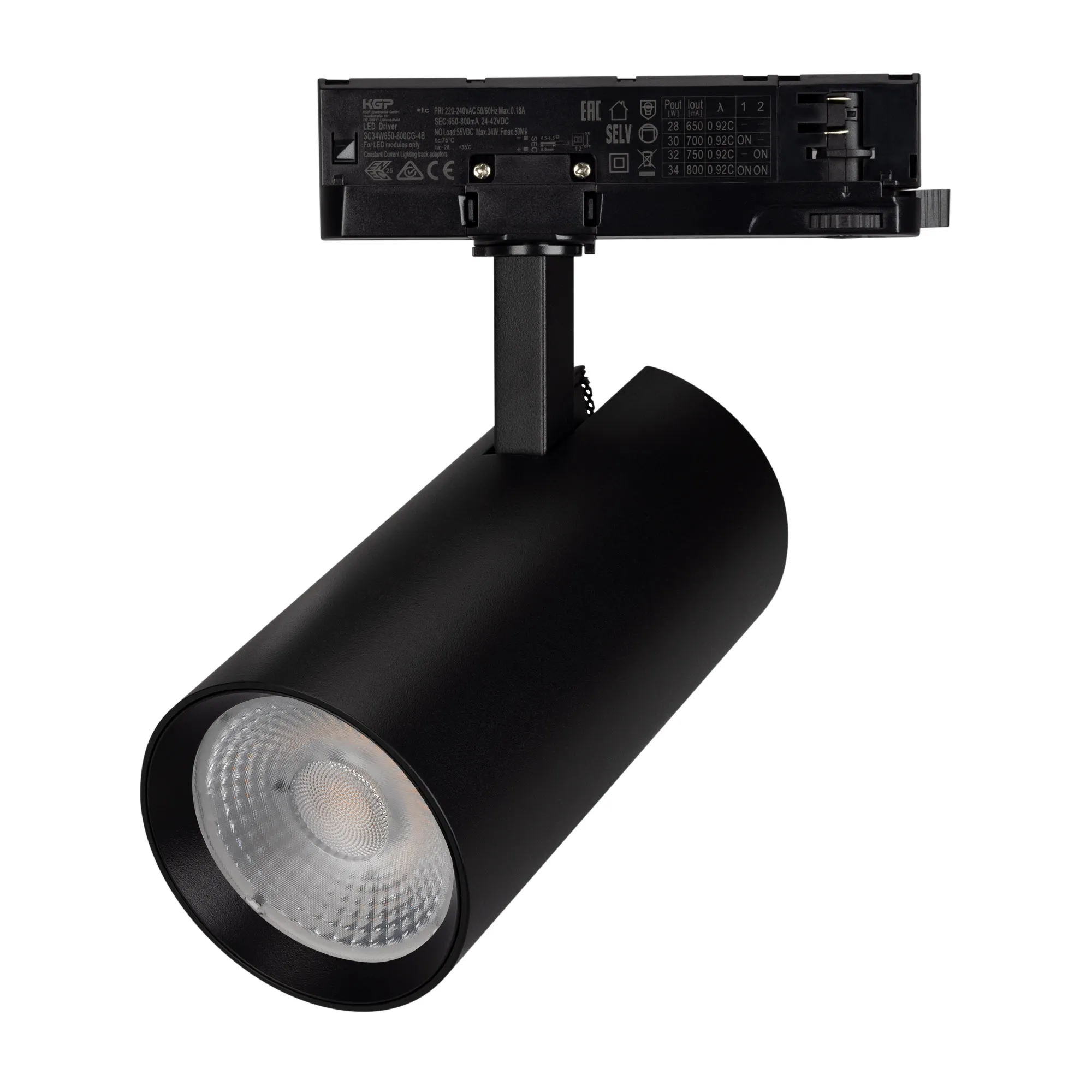 Светильник LGD-GERA-4TR-R90-30W Warm3000 (BK, 55 deg, 230V) (Arlight, IP20 Металл, 5 лет) - изображение товара