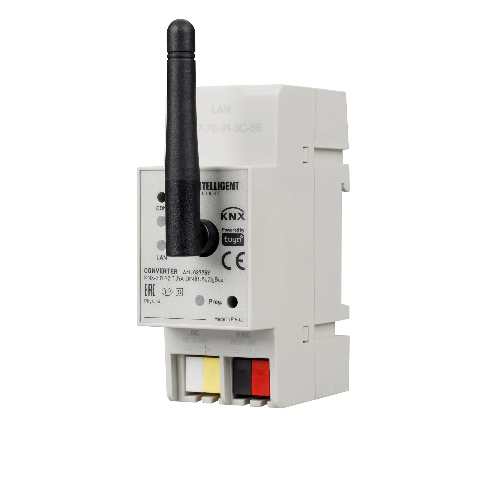 INTELLIGENT ARLIGHT Конвертер KNX-301-72-TUYA-DIN (BUS, ZigBee) (IARL, IP20 Пластик, 2 года) - изображение товара