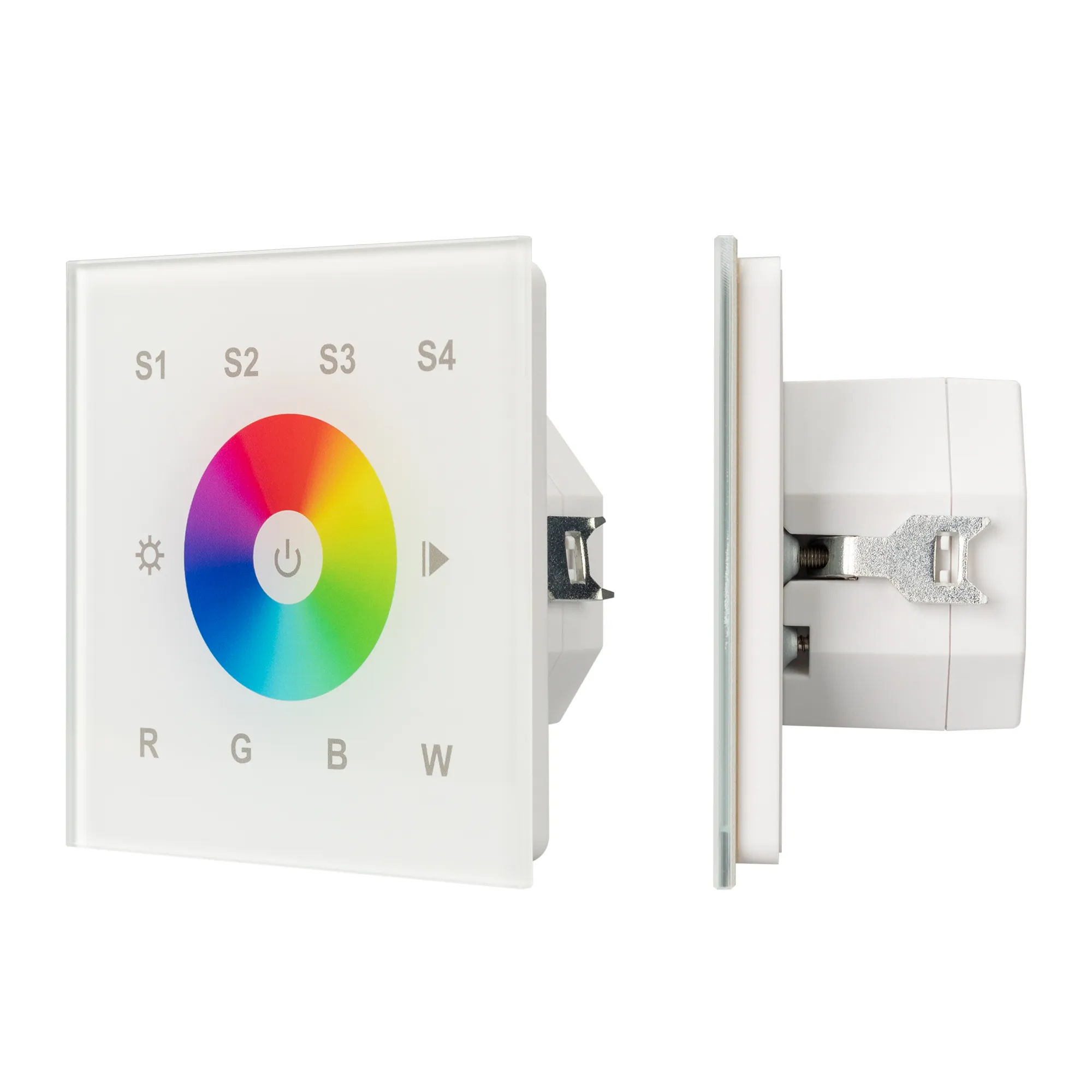INTELLIGENT ARLIGHT Сенсорная панель DALI-901-11-4G-RGBW-DT8-IN White (BUS/230V) (IARL, IP20 Пластик, 3 года) - изображение товара