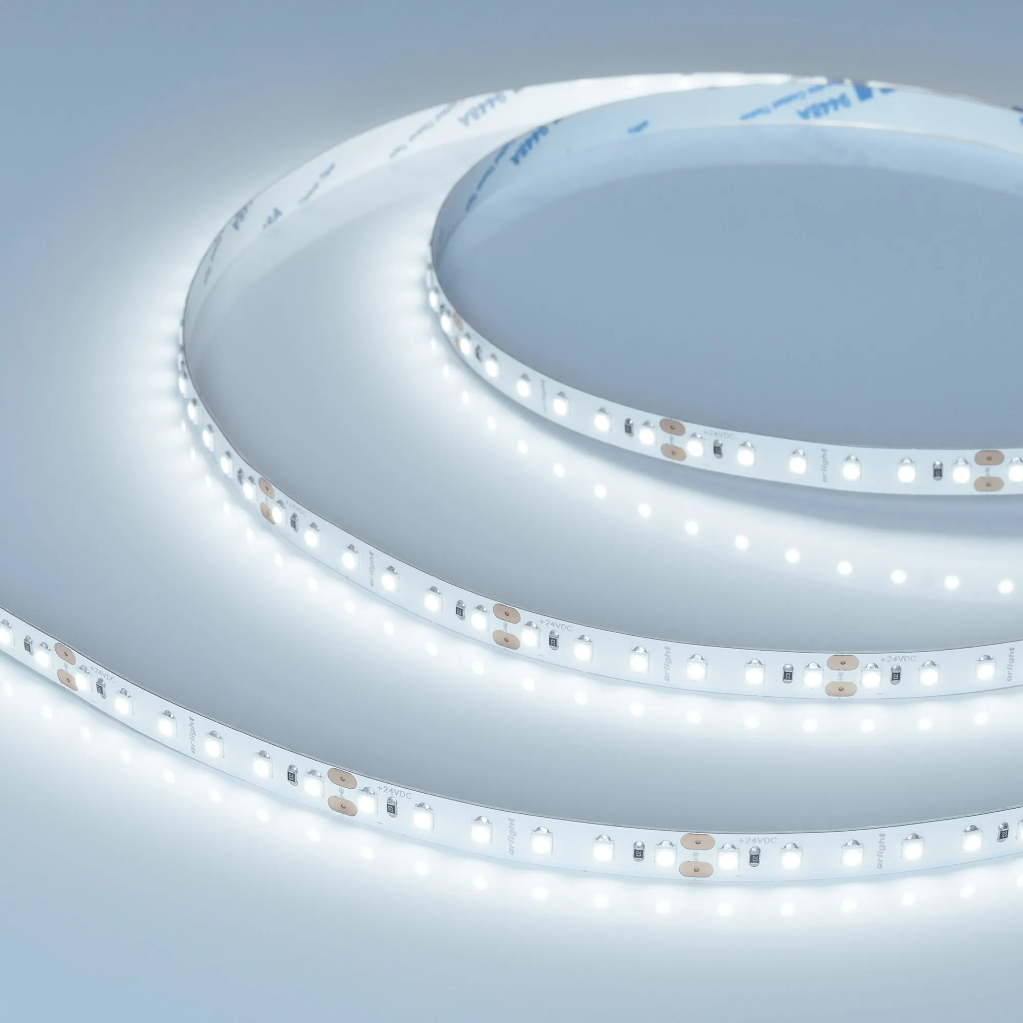 Лента светодиодная NT-A120-8mm 24V Cool 8K (9.6 W/m, IP20, 3528, 5m) (Arlight, Открытый) - изображение товара