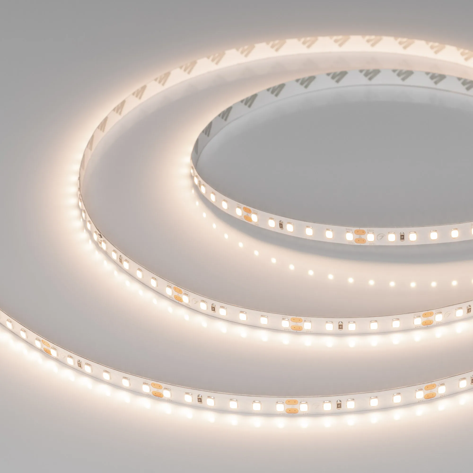 Лента светодиодная UL-A120-8mm 24V Warm3500 (14.4 W/m, IP20, 5m) (Arlight, 7 лет) - изображение товара