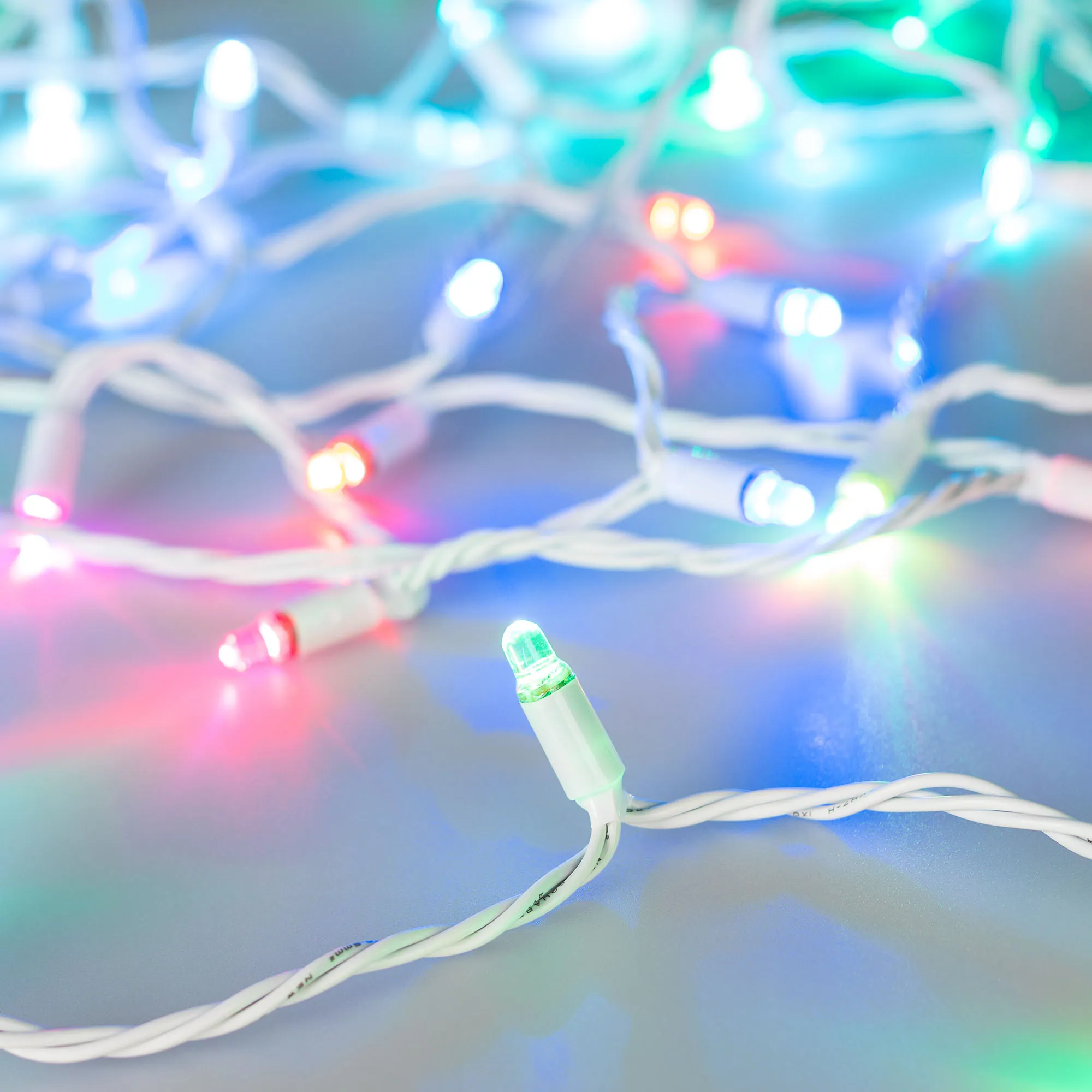 Светодиодная гирлянда ARD-STRING-CLASSIC-6000-WHITE-40LED-LIVE RGB-SPI (12V, 26W) (Ardecoled, IP65) - изображение товара