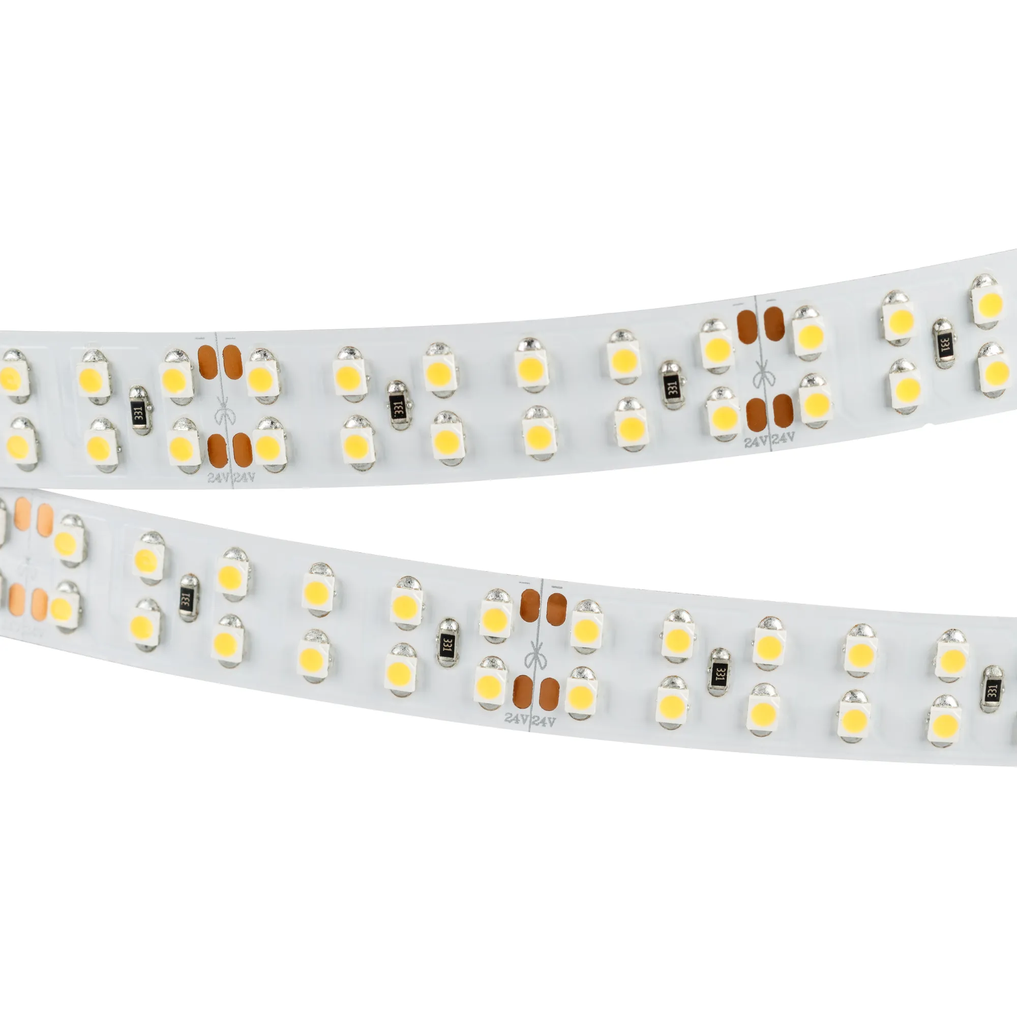 Лента светодиодная RT 2-5000 24V Day4000 2x2 (3528, 1200 LED, LUX) (Arlight, 19.2 Вт/м, IP20)