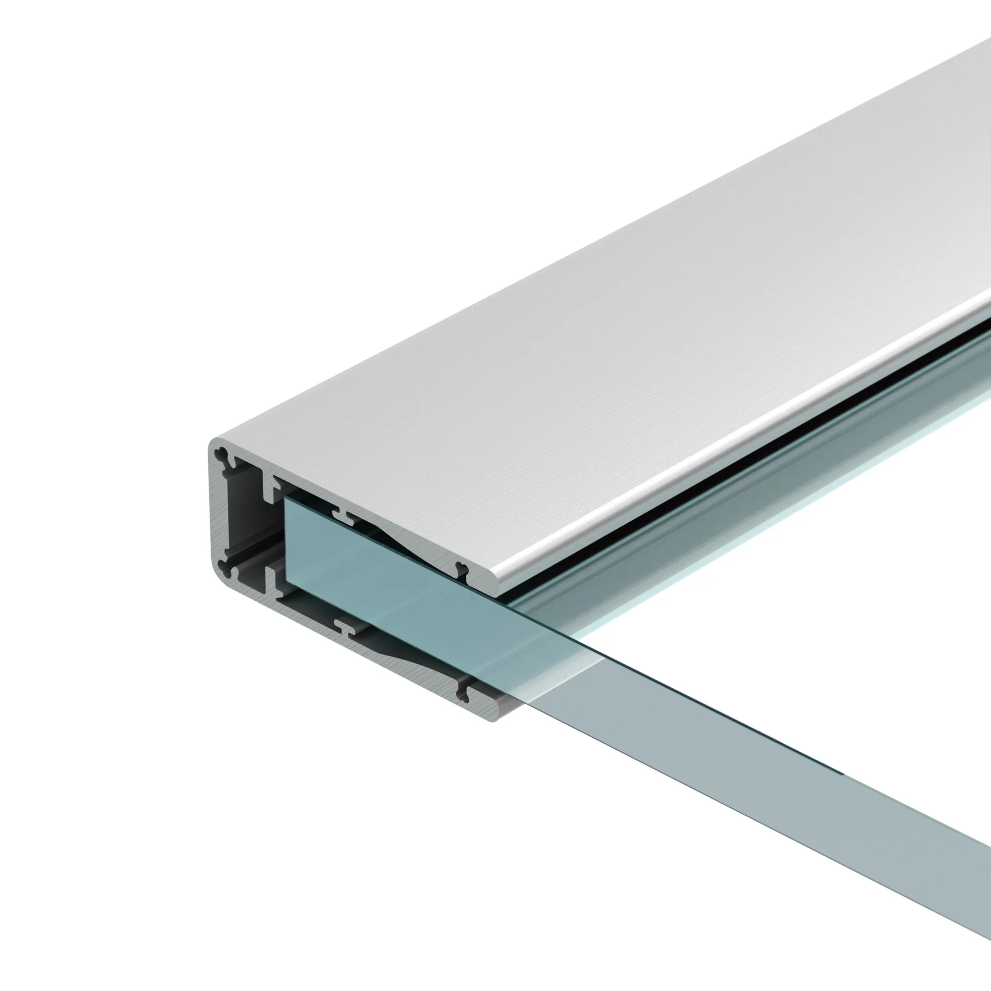 Профиль ALU-HANDRAIL-2000 FOR GLASS 17.5 (Arlight, Алюминий) - изображение товара
