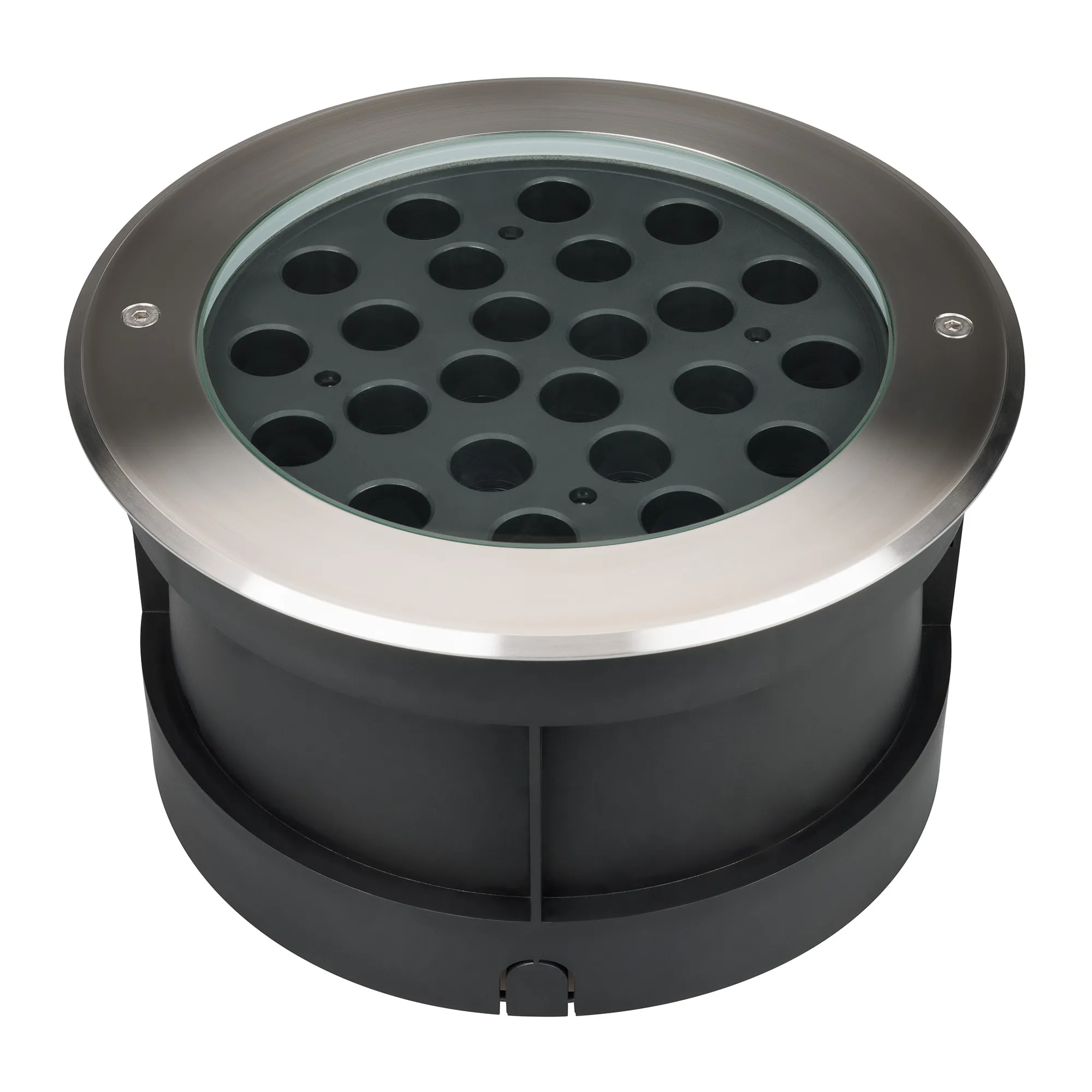 Светильник LTD-DAFNA-GROUND-R260-48W Warm3000 (SL, 20 deg, 230V) (Arlight, IP67 Металл, 5 лет)