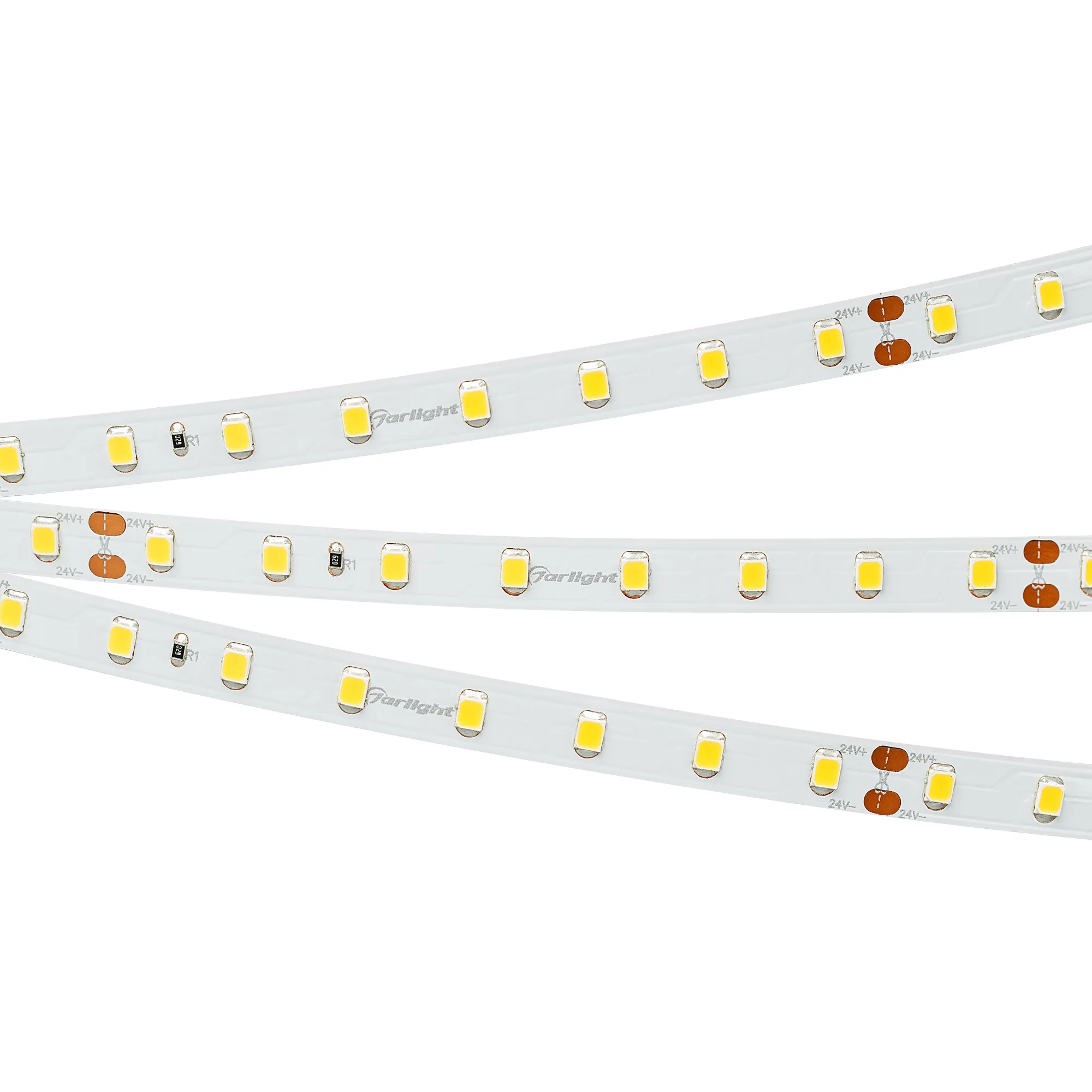 Лента светодиодная RT 2-5000-50m 24V Warm3000 (2835, 80 LED/m, LUX) (Arlight, 6 Вт/м, IP20)