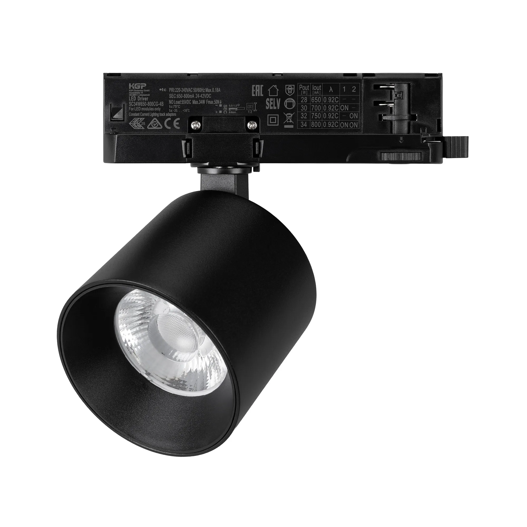 Светильник LGD-DYKE-4TR-R90-26W Day4000 (BK, 38 deg, 230V) (Arlight, IP20 Металл, 5 лет) - изображение товара