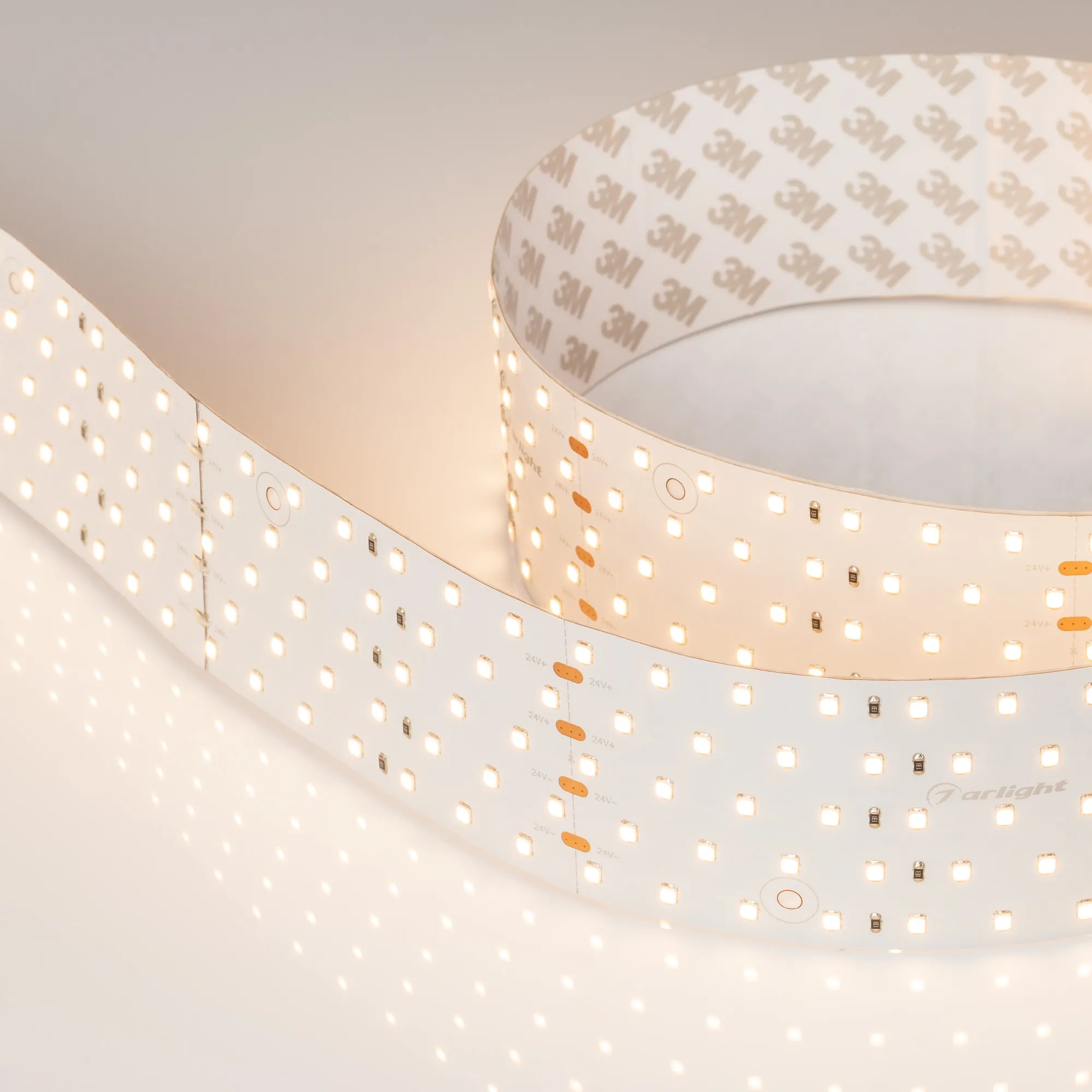Лента светодиодная RT-A350-58mm 24V Warm3000 (36 W/m, IP20, 2835, 2.5m) (Arlight, Открытый) - изображение товара