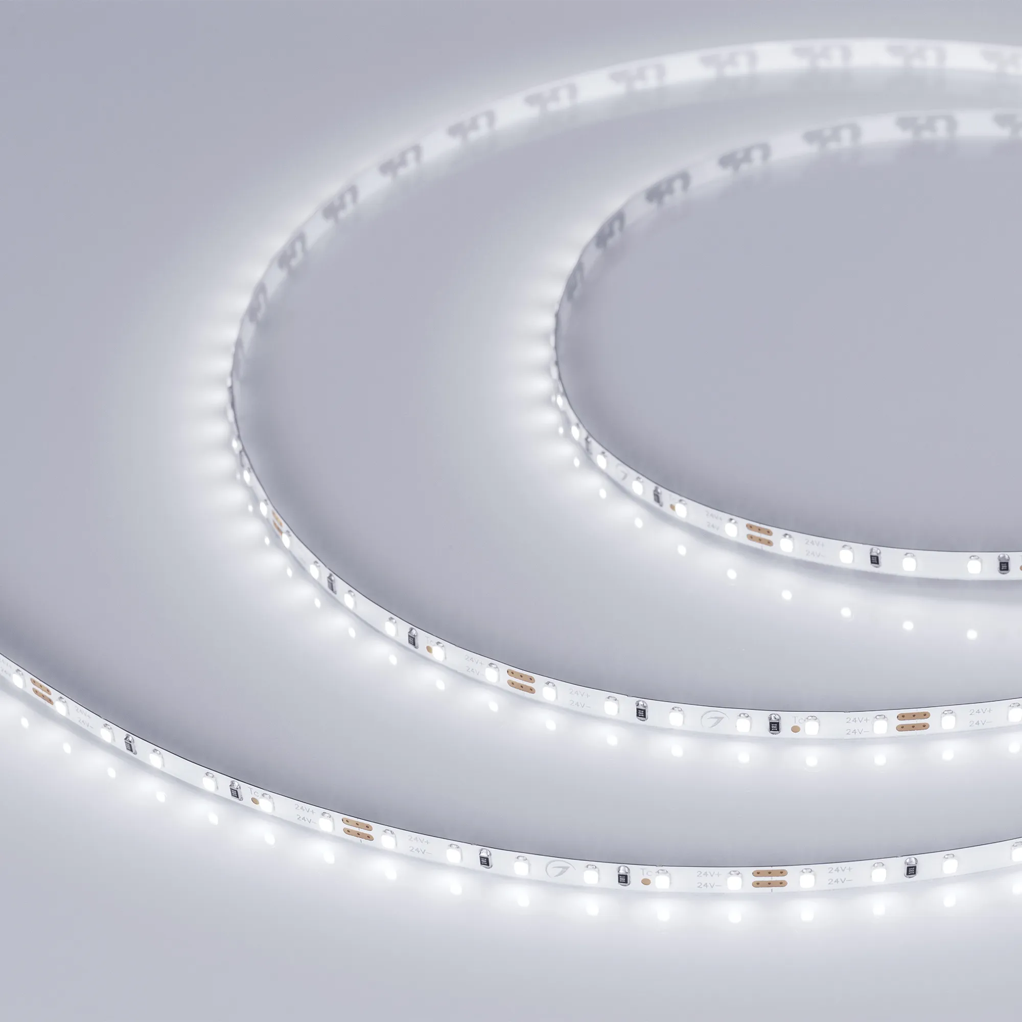 Лента светодиодная MICROLED-M120-4mm 24V Cool 8K (5.4 W/m, IP20, 2216, 5m) (Arlight, узкая)