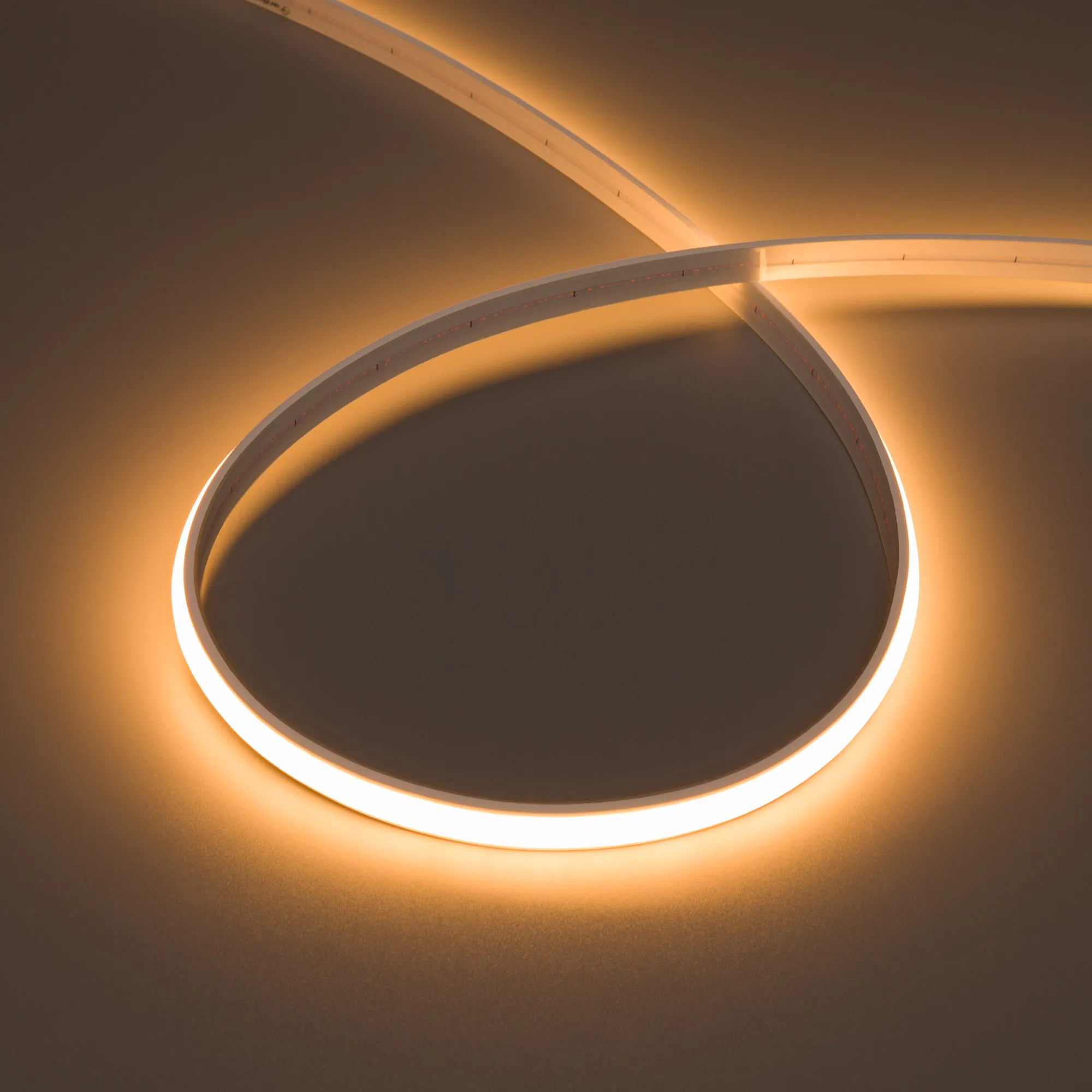 Лента светодиодная герметичная MOONLIGHT-TOP-M280-10x5mm 24V Warm2200 (15 W/m, IP65, 5m, wire x1)  (Arlight, Вывод прямой, 3 года) - изображение товара