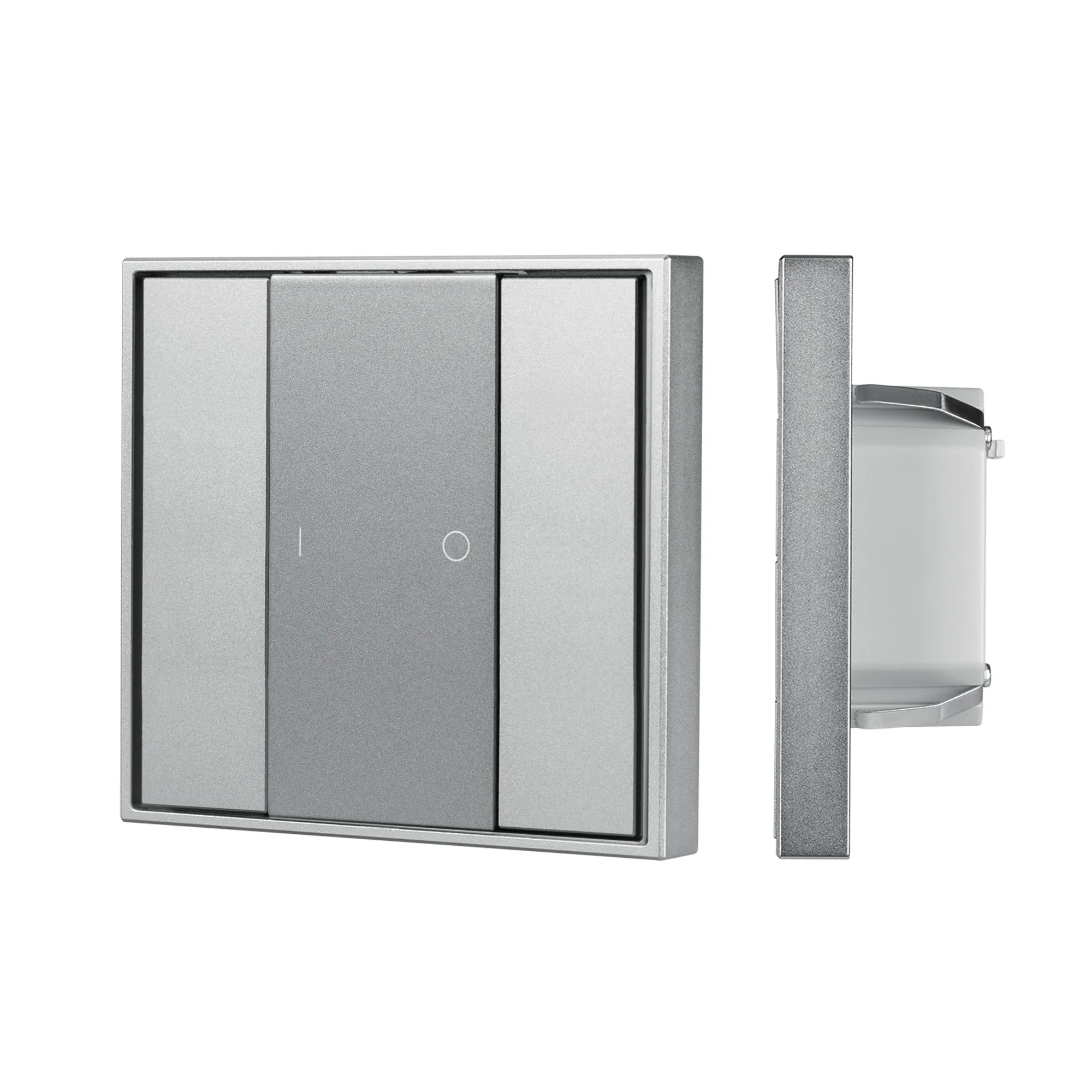 INTELLIGENT ARLIGHT Кнопочная панель DALI-201-23-1G-DIM-DT6-IN Silver (BUS, Frame) (IARL, IP20 Металл, 3 года) - изображение товара