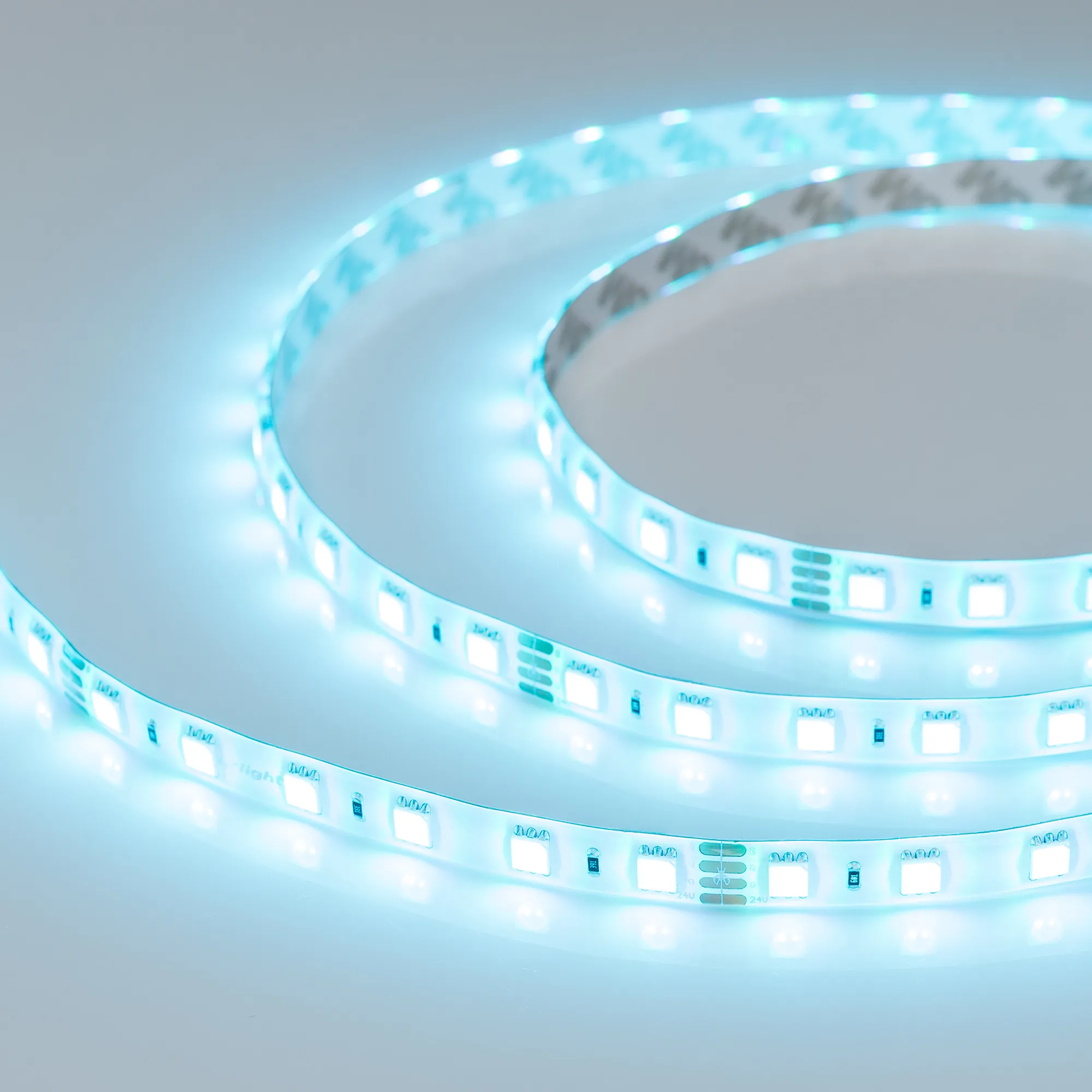 Лента светодиодная герметичная RTW-SE-B60-10mm 24V RGB (14.4 W/m, IP65, 5060, 5m) (Arlight, -) - изображение товара